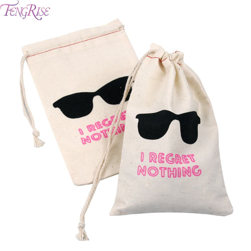 FENGRISE 10pcs I Regret Nothing Hangover Kit Bags Wedding Favors Gifts For Guests Holder Bag Bachelorette Hen Party Supplies