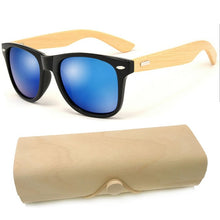 Load image into Gallery viewer, Personalized Engraved Bamboo Sunglasses Wood Custom Sunglasses With Case Box Wedding Gift Favors Groomsmen Bridal Party Gift